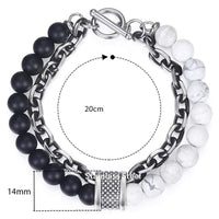 Heren Tijgeroog Kralenarmband "De Krijger" - Asher