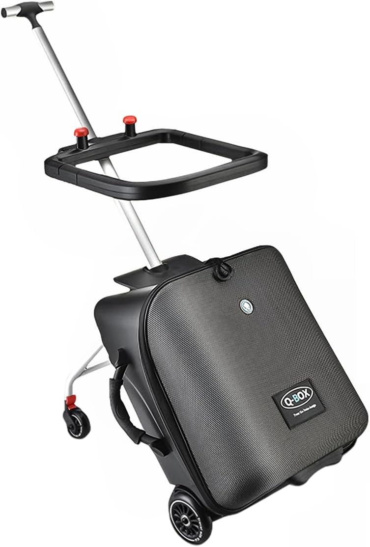 Uitbreidbare Ride-On Kinderkoffer met Opvouwbare Trolley – Rover