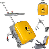Uitbreidbare Ride-On Kinderkoffer met Opvouwbare Trolley – Rover