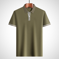 Klassiek poloshirt met korte mouwen en contrastdetails – Fabian