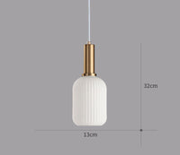 Retro Glazen Hanglamp - ColorVibe