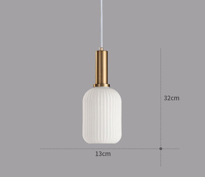 Retro Glazen Hanglamp - ColorVibe