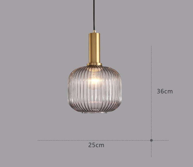 Retro Glazen Hanglamp - ColorVibe