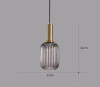 Retro Glazen Hanglamp - ColorVibe