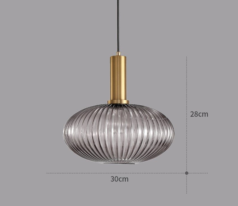 Retro Glazen Hanglamp - ColorVibe
