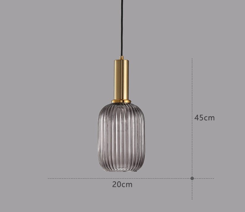 Retro Glazen Hanglamp - ColorVibe