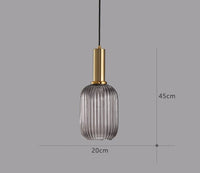 Retro Glazen Hanglamp - ColorVibe