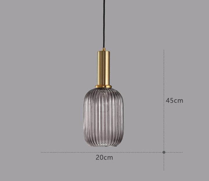 Retro Glazen Hanglamp - ColorVibe