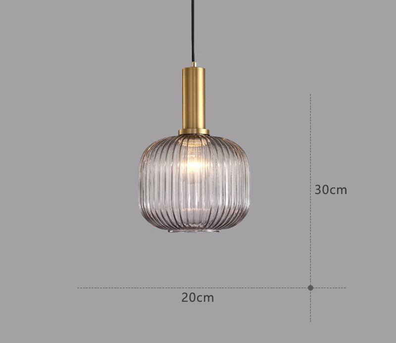 Retro Glazen Hanglamp - ColorVibe