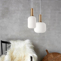 Retro Glazen Hanglamp - ColorVibe