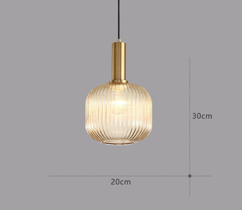 Retro Glazen Hanglamp - ColorVibe
