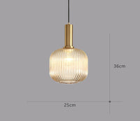 Retro Glazen Hanglamp - ColorVibe