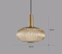 Retro Glazen Hanglamp - ColorVibe