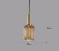 Retro Glazen Hanglamp - ColorVibe
