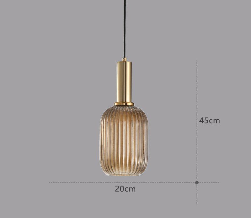 Retro Glazen Hanglamp - ColorVibe