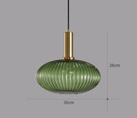 Retro Glazen Hanglamp - ColorVibe