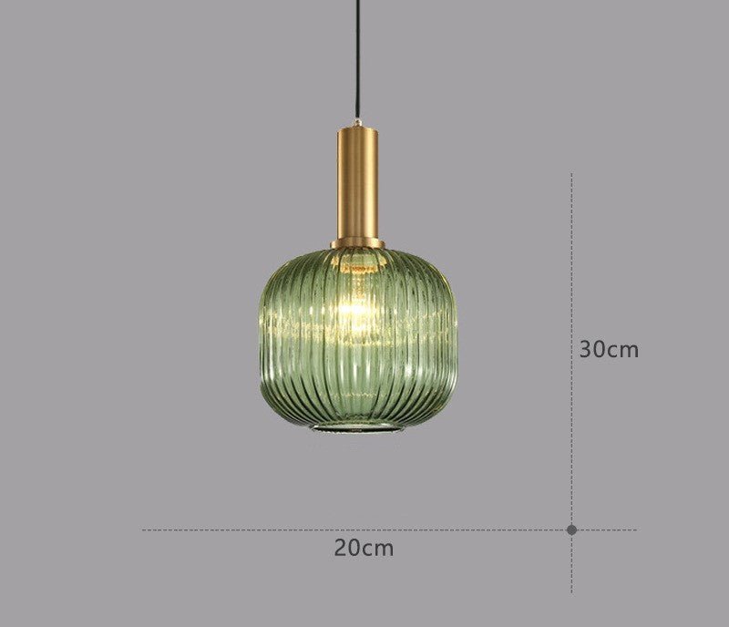 Retro Glazen Hanglamp - ColorVibe