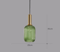 Retro Glazen Hanglamp - ColorVibe