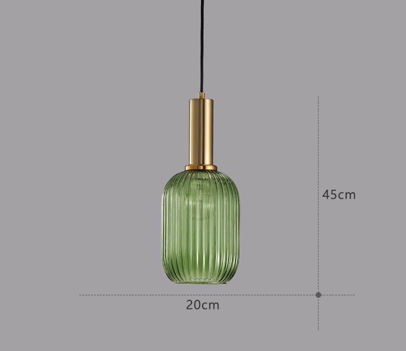 Retro Glazen Hanglamp - ColorVibe