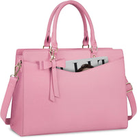 Waterdichte PU Leren Laptoptas met Multi-Pocket Ontwerp voor Dames