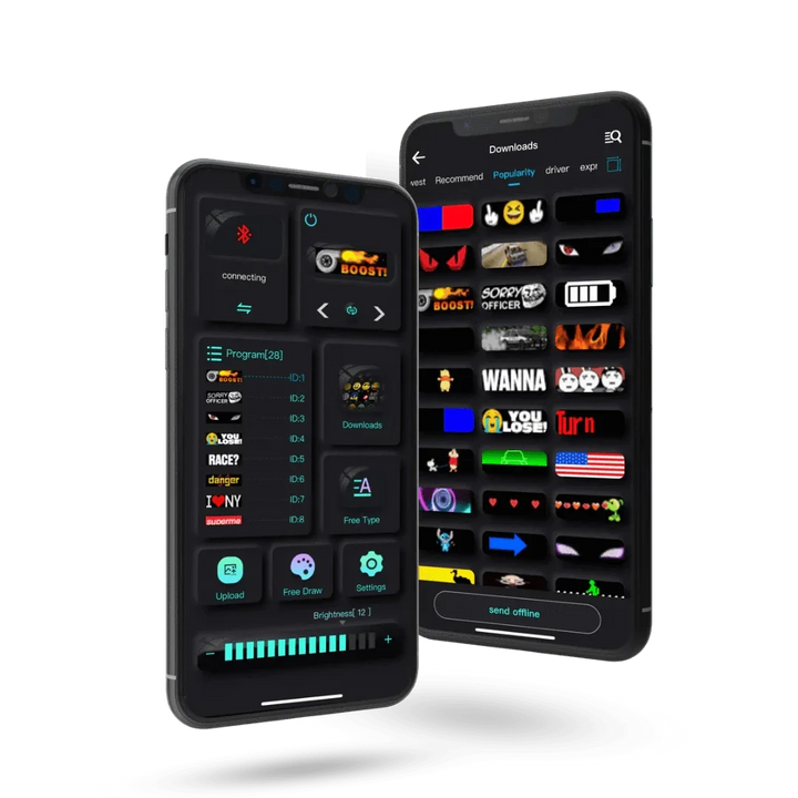 Aanpasbaar LED Auto-Display - GlowSign