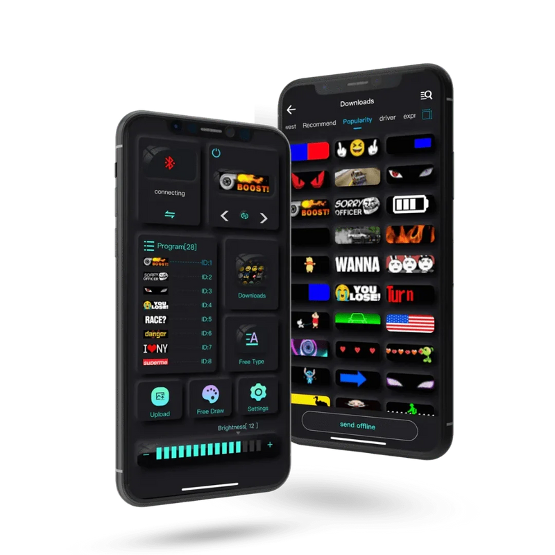 Aanpasbaar LED Auto-Display - GlowSign