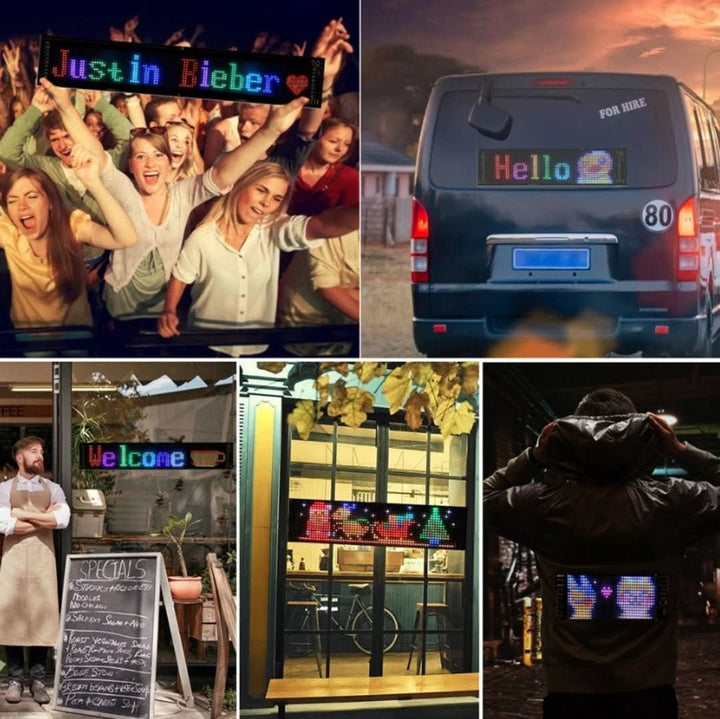 Aanpasbaar LED Auto-Display - GlowSign