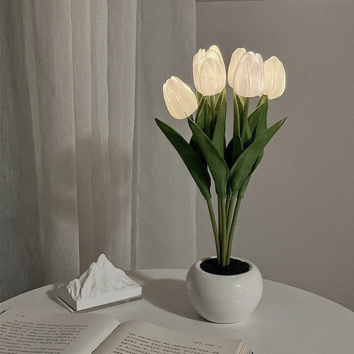 Decoratieve LED Tulp Tafellamp – Florima