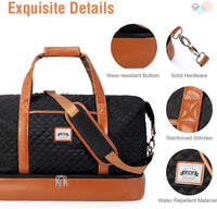 Dames 4-in-1 Weekend Reistas met Schoen- en Toilettas - Waterproof Handbagage