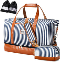 Dames 4-in-1 Weekend Reistas met Schoen- en Toilettas - Waterproof Handbagage