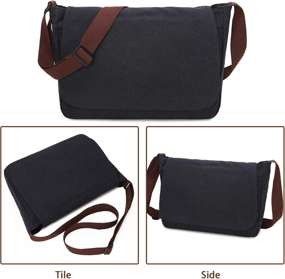 Classic Canvas Schoudertas – Edran