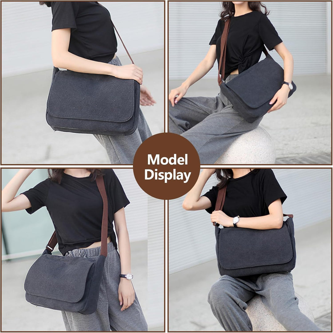 Classic Canvas Schoudertas – Edran