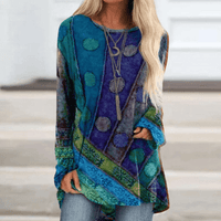 Dames herfsttrui met vintage flair – Elisa