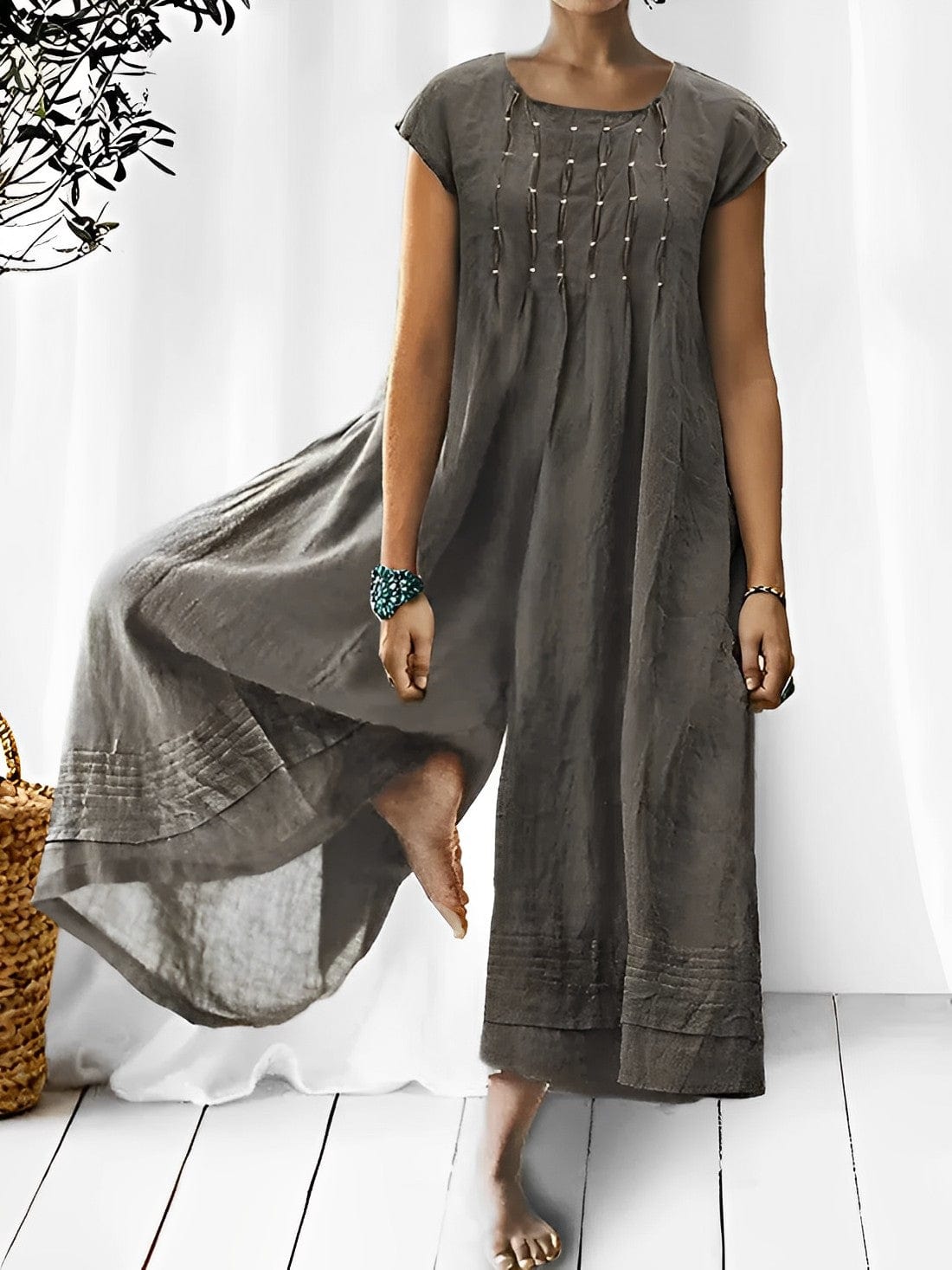 Trendy Boho-Chic Overall - Elena Riviera