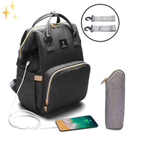 Stijlvolle Luiertas Rugzak met USB-oplader – ParentPack