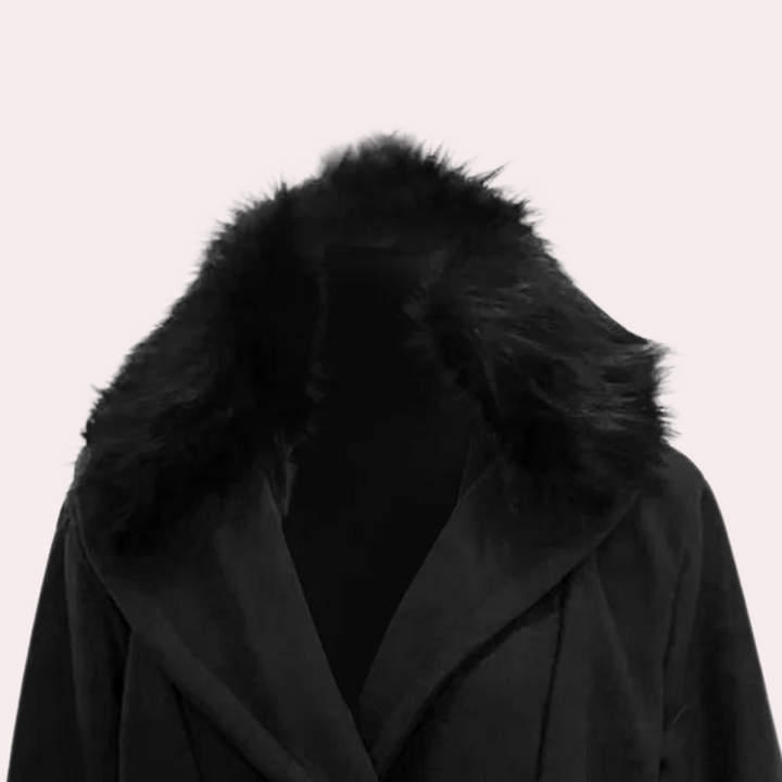 Stijlvolle Warme Zwarte Winterjas voor Heren - Vincenzo