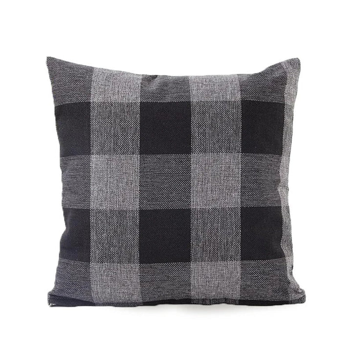 Gezellige Geruite Kussenhoes in Landhuisstijl – Autumn Plaid
