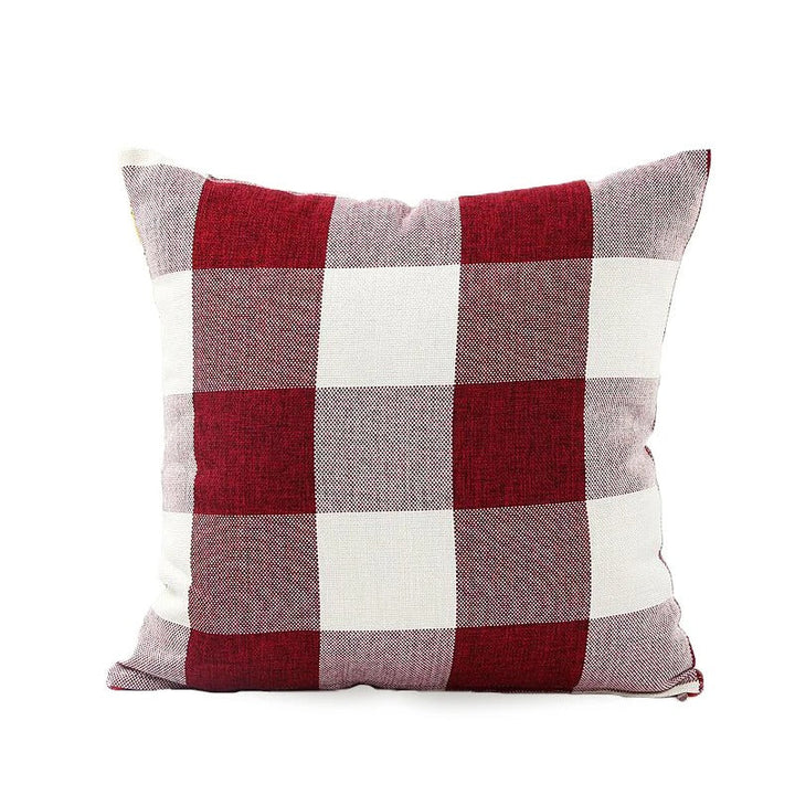 Gezellige Geruite Kussenhoes in Landhuisstijl – Autumn Plaid