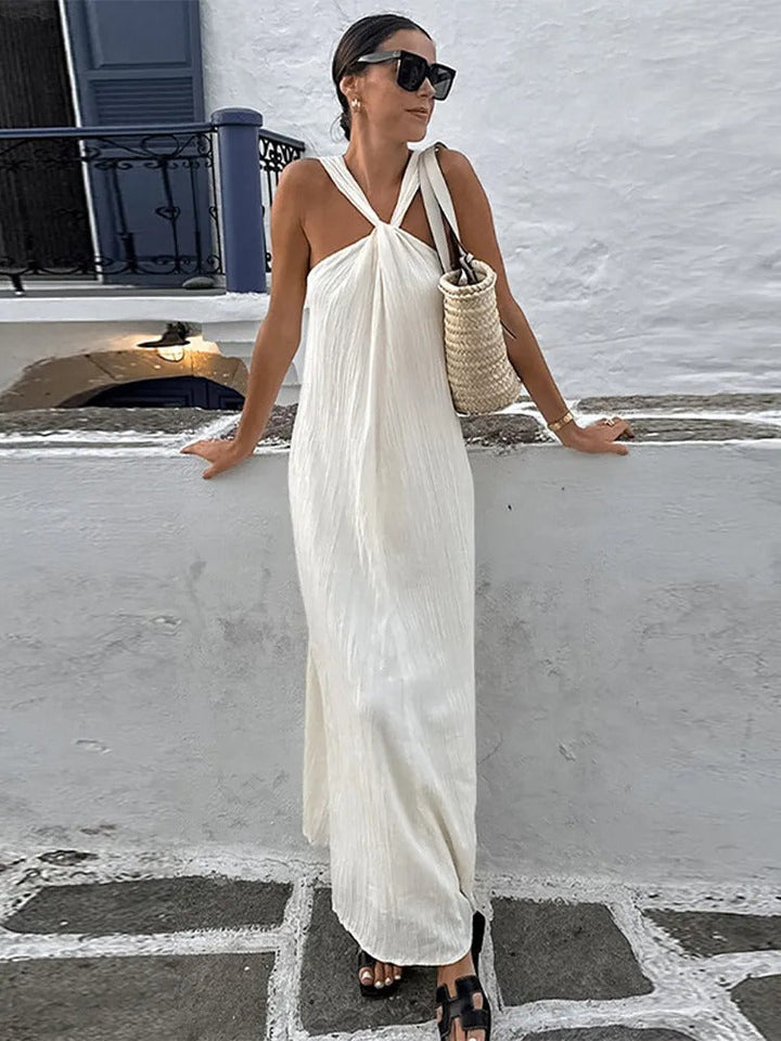 Trendy mouwloze zomerjurk met een losse snit – Mikayla