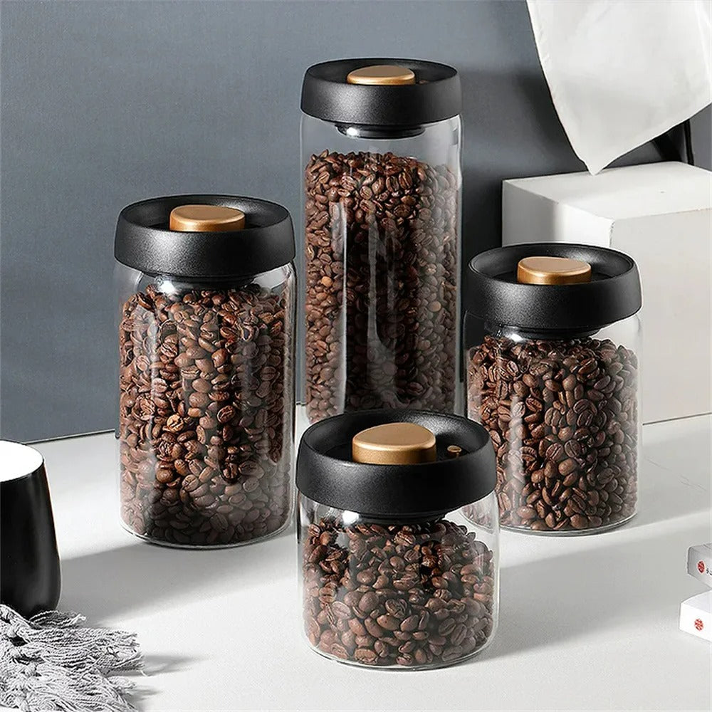 Koffieboon Opbergpot - AirVault