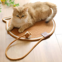 Katoenen Katten Krabmat van Touw - ClawGuard