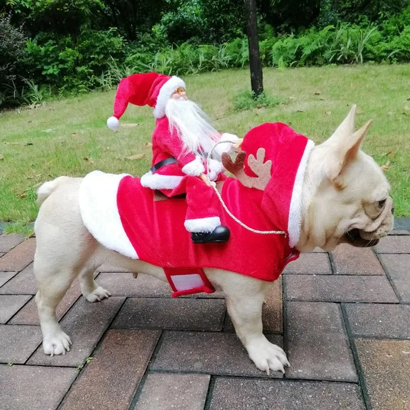 Kerstkostuum voor Honden - SantaPaws