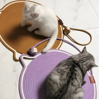 Katoenen Katten Krabmat van Touw - ClawGuard