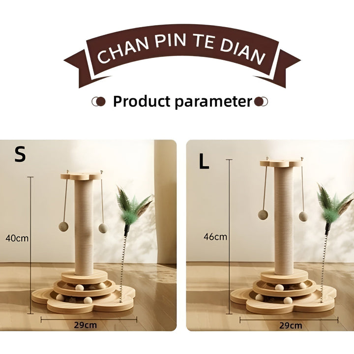Houten Speelballen voor Katten - WoodPounce