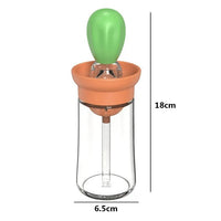 Siliconen Oliefles met Borstelkop - OilBuddy