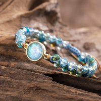 Hypnotiserende Blauwe Opaal Armband - Liora