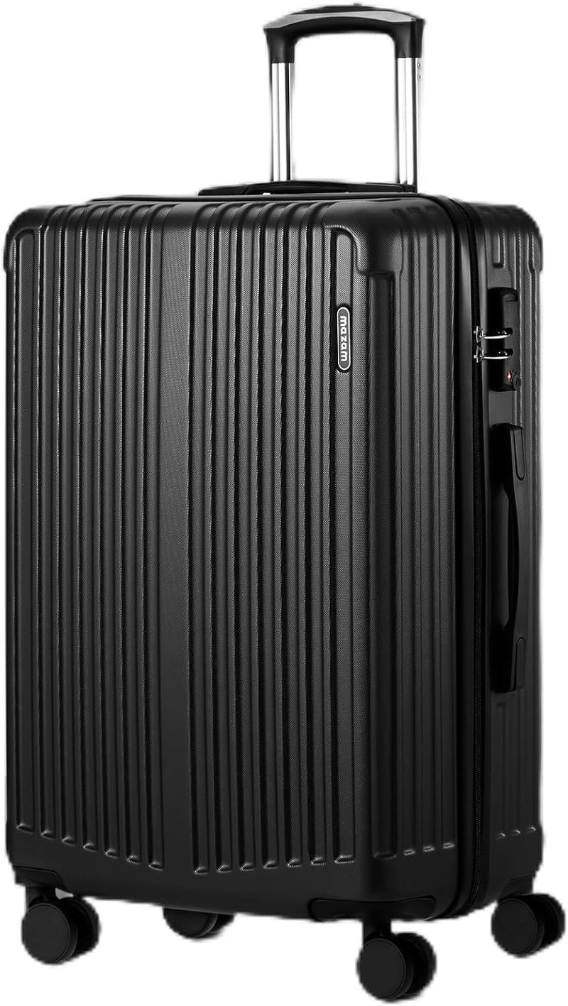 Grote Hard-Shell Koffer met 360° Wielen en TSA-slot – Zwart