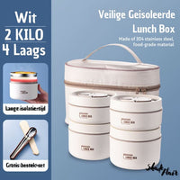 Draagbare Geïsoleerde Maaltijdcontainerset - LunchMate