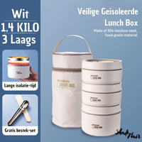 Draagbare Geïsoleerde Maaltijdcontainerset - LunchMate