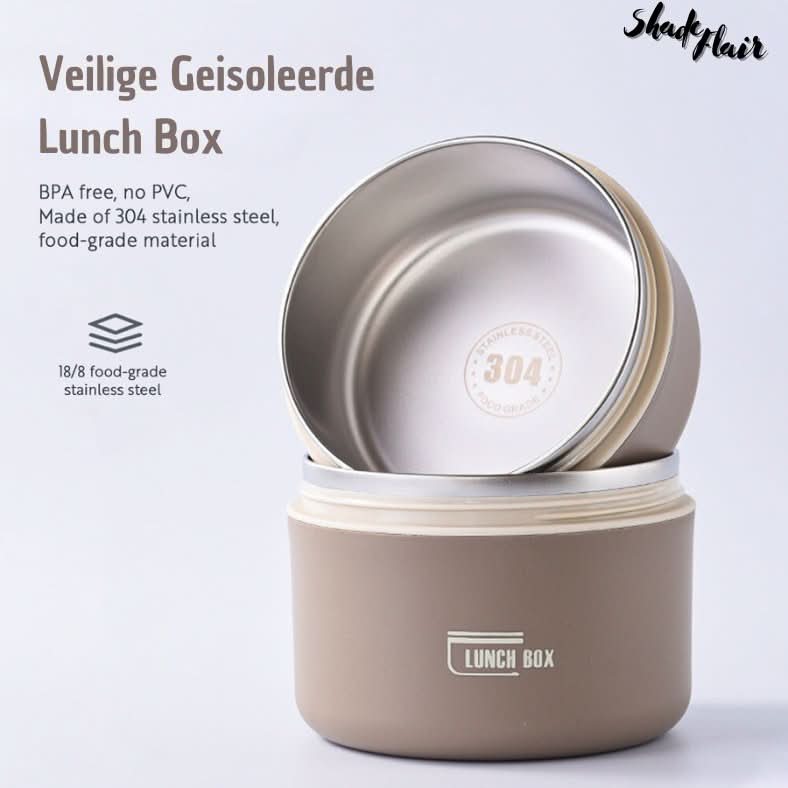Draagbare Geïsoleerde Maaltijdcontainerset - LunchMate